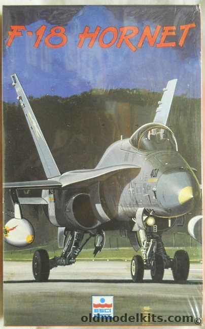 ESCI 1/48 McDonnell Douglas F-18A Hornet (F/A-18) - US Navy VFA-25 / Canada RCAF No. 410 Sq / RAAF Australia / Spain, 4072 plastic model kit